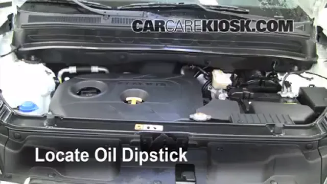 2012 Kia Soul ! 2.0L 4 Cyl. Oil Check Oil Level